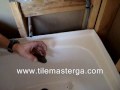 How to install, replace a bathtub - plumbing, drain, bathroom installation, bath tub atlanta