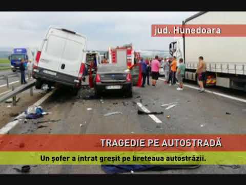 Accident mortal pe A1, între Deva și Simeria