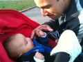 Ethan and daddy in the park