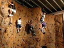 Rock wall climbing