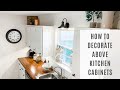 Kitchen Top Cabinets Decorating Ideas