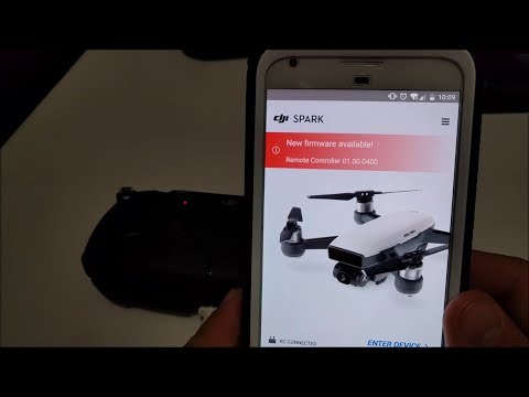 DJI Spark - Remote Control Firmware Update