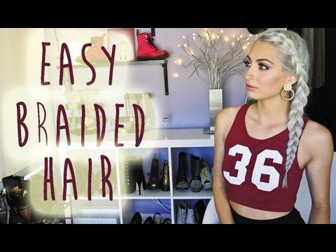 how to easy braids for long hair