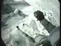 verbier big mountain free ride / freeski descent on headcam