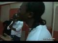 heritier bush Jr en studio  avec l'orchestre de Fally ipupa
