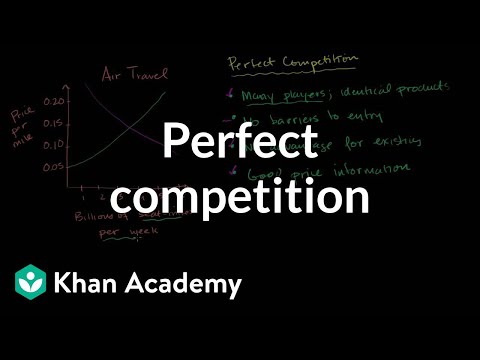 what five conditions are necessary for perfect competition to exist