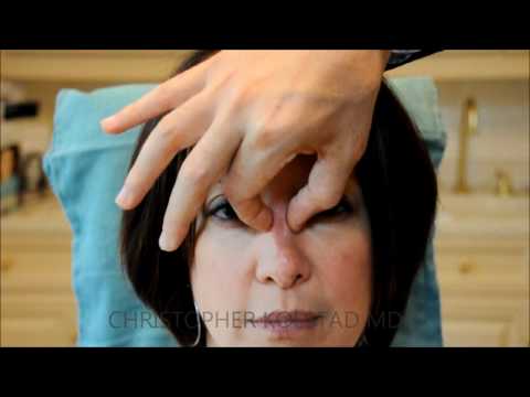 how to properly massage nose after rhinoplasty