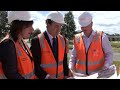 Residents in Melbourne's growing south-east will have access to improved rail services with the start of construction of a new station at Cardinia Road. Public Transport Minister Martin Pakula was today joined by the Member for Gembrook Tammy Lobato to turn the first sod at the site of the new station which is part of a $220 million package for new stations in Melbourne's growth areas. 
