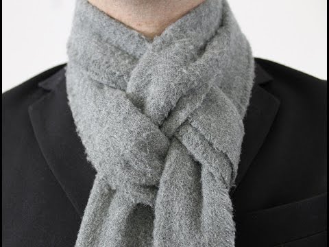 how to fasten a scarf