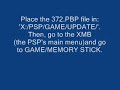 how to install 3.72 HX-1 custom firmware on fat psp,not slim