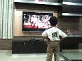 Purab doing exercise