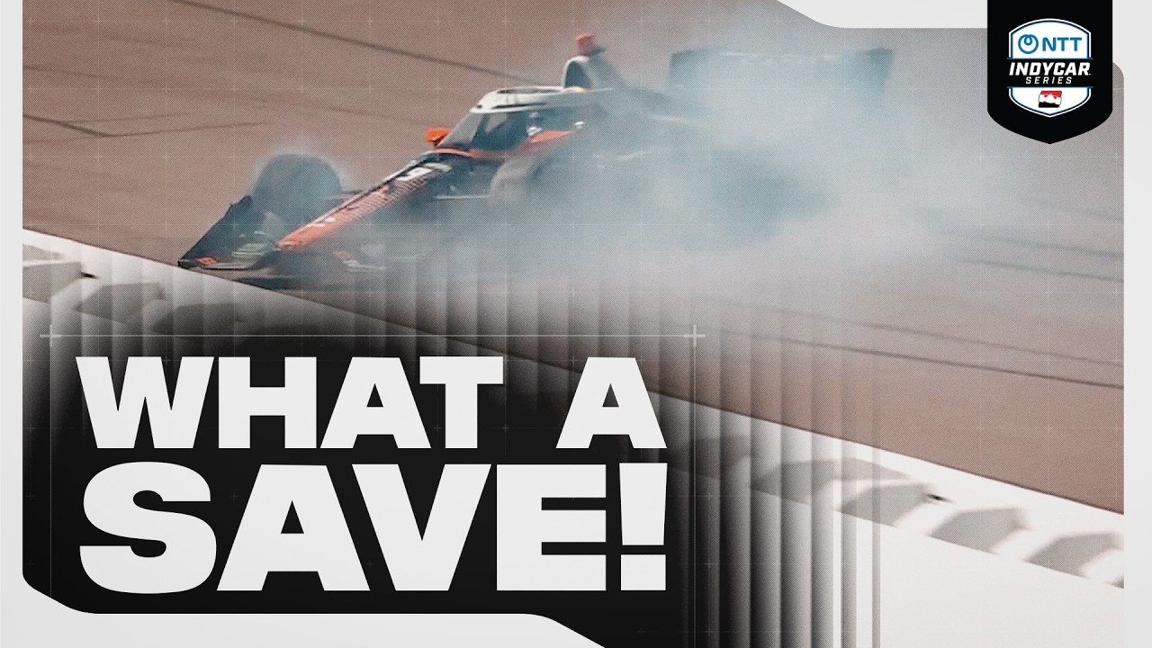 Dennis Hauger Makes INCREDIBLE Save! 😮 | 2026 INDYCAR at Phoenix