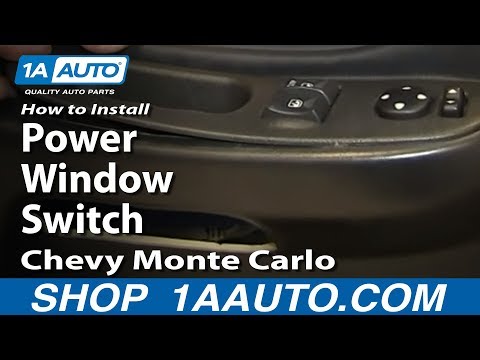 How To Install Replace Power Window Switch 2000-05 Chevy Monte Carlo