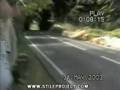 Racing motorcycle crash