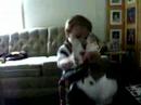Noah funny riding doggy Noah funny riding doggy