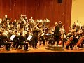 final del concierto de trompeta en la ucv con la osjsb