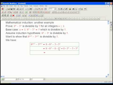 how to prove using induction