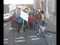 School Closure Demonstration Caernarfon