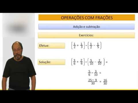 MeritusOnline - Vídeo aula de Matemática com o conteúdo de Operações com Frações. Professor: Lineu Marzagão Participe das nossas promoções: Cursos Online - http://bit.ly/oUe...