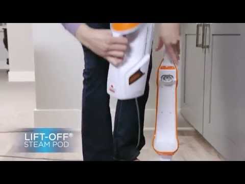 PowerFresh Lift-Off Steam Mop Pet - Orange