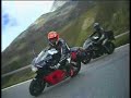 Onboard footage from the rear of the mille with the Mille and Tuono in chase