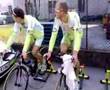 Start of Team time trial of cycling team Perutnina Ptuj