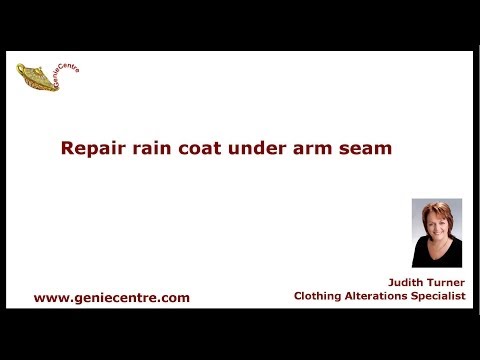 how to patch rain gear