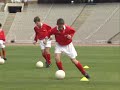 Fútbol Base. Ejercicios de conducción del balón
