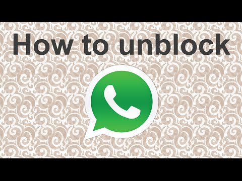 how to self unblock in whatsapp
