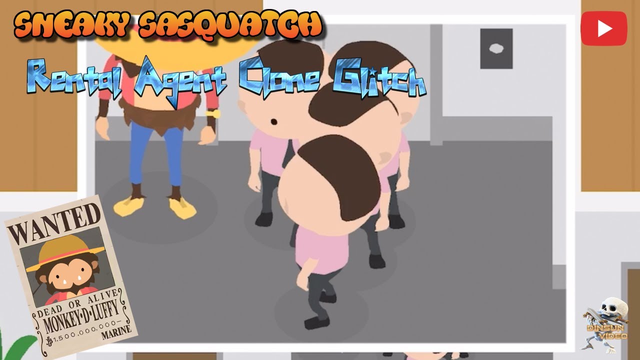 Sneaky Sasquatch Glitch - Rental Agent Clone Glitch [Apple Arcade]