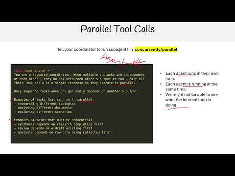 Claude Certified Architect - Parallel Agent Tool Calls