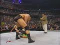 lesnar destroys the hurricaine and mighty molly