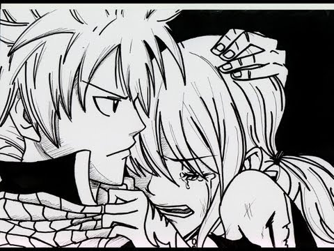 how to draw natsu x lucy