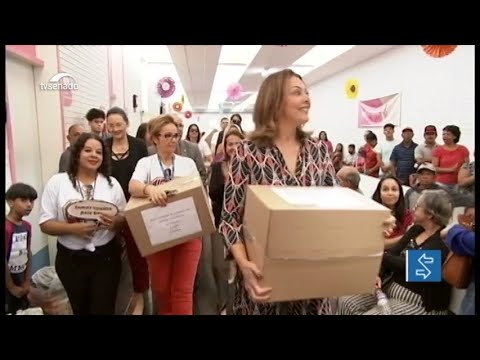 Liga do Bem: ação beneficente do Senado entrega doações a pacientes com câncer de mama