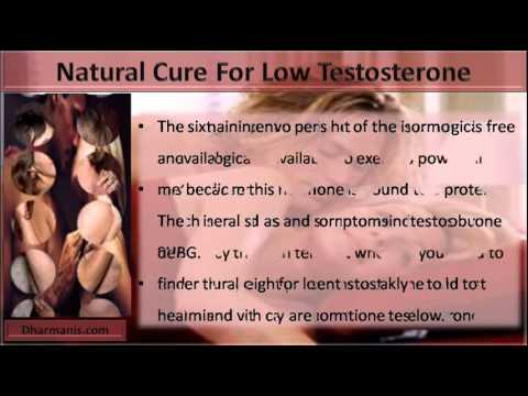 how to naturally cure low t