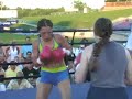 Jennifer Salinas (Pro Boxer) gets in a round 3 Cat Fight as this match sours and the crowd disapporevs.... Why I don't know