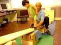 physiotherapy: Yussuf walking up the ramp physiotherapy: Yussuf walking up the ramp
