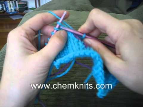 how to draw up and fasten off knitting
