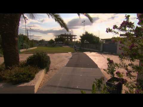 Robbie Maddison Jumps His Motorcycle 278 ft over Canal in Greece Thumbnail of Video
