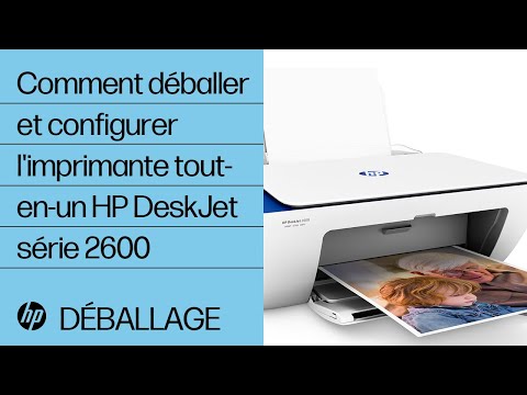 Imprimante tout-en-un HP DeskJet 2620 Installation