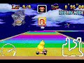 Rainbow Road GBA Mario Kart Super Circuit Rainbow Road GBA Mario Kart Super Circuit