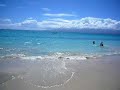 Plage du bourg de Gosier en Guadeloupe