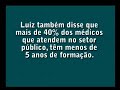 Palestra sobre vínculos de trabalho médico no setor público