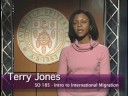 Professor Terry-Ann Jones - SO185 Intro to International Migration