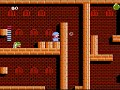 the queen is in danger (not a princess this time?), and it is up to milon to rescue her. if only his control mechanics were so much better. don't worry about missed music notes, i'll get them later seeing as how money is scarce in this game. game made and published by hudson soft.