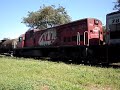 Baldwin #278 e as GE U20C-C1 - Bauru/SP
