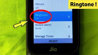 How to Set Ringtone in Jio Keypad Phone  Rigntone 