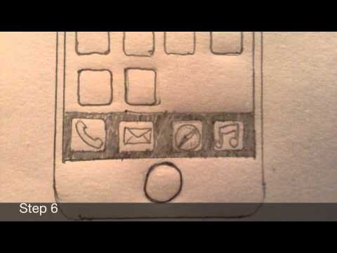 how to draw iphone 5