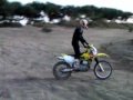 An3s and Blue Monster on BMW HP2, W0utje  Barry on Suzuki DRZ400