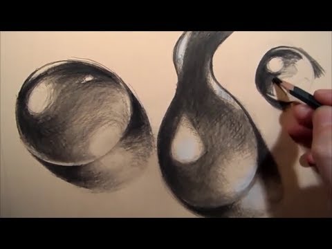 how to draw water drops
